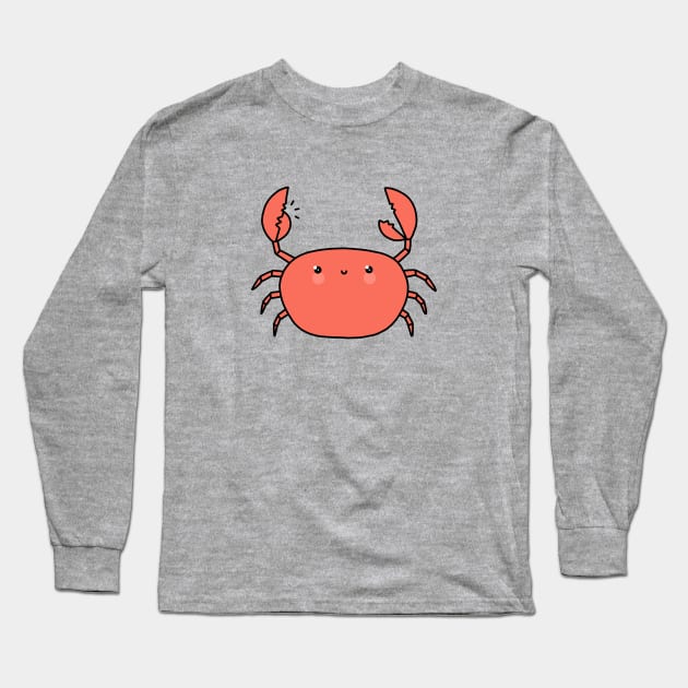 Crab Long Sleeve T-Shirt by rafs84